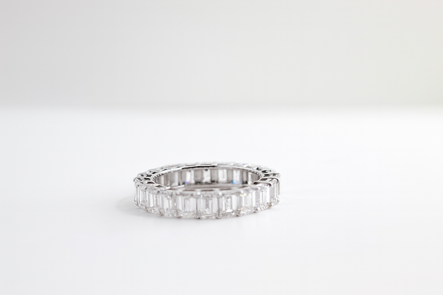 EternaGlow Eternity Ring | 14K White Gold (US Size 7)