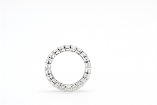 EternaGlow Eternity Ring | 14K White Gold (US Size 7)