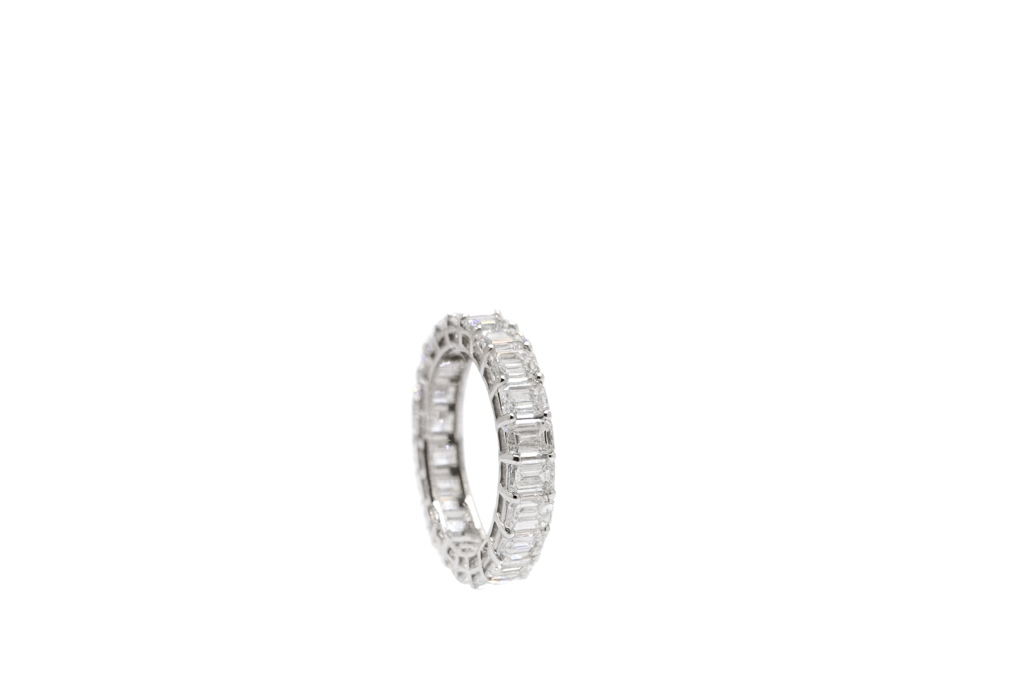 EternaGlow Eternity Ring | 14K White Gold (US Size 7)