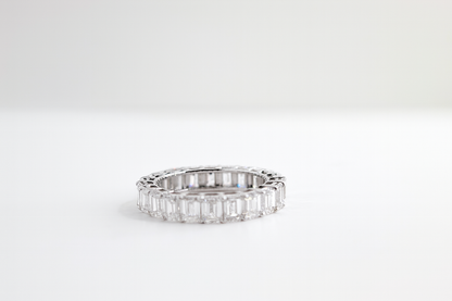 EternaGlow Eternity Ring | 14K White Gold (US Size 7)