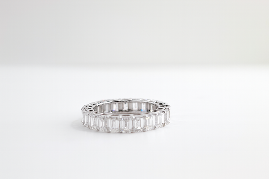EternaGlow Eternity Ring | 14K White Gold (US Size 7)