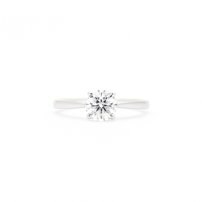 Solitaire Ring | Lab Grown Diamond 14K White Gold US 7