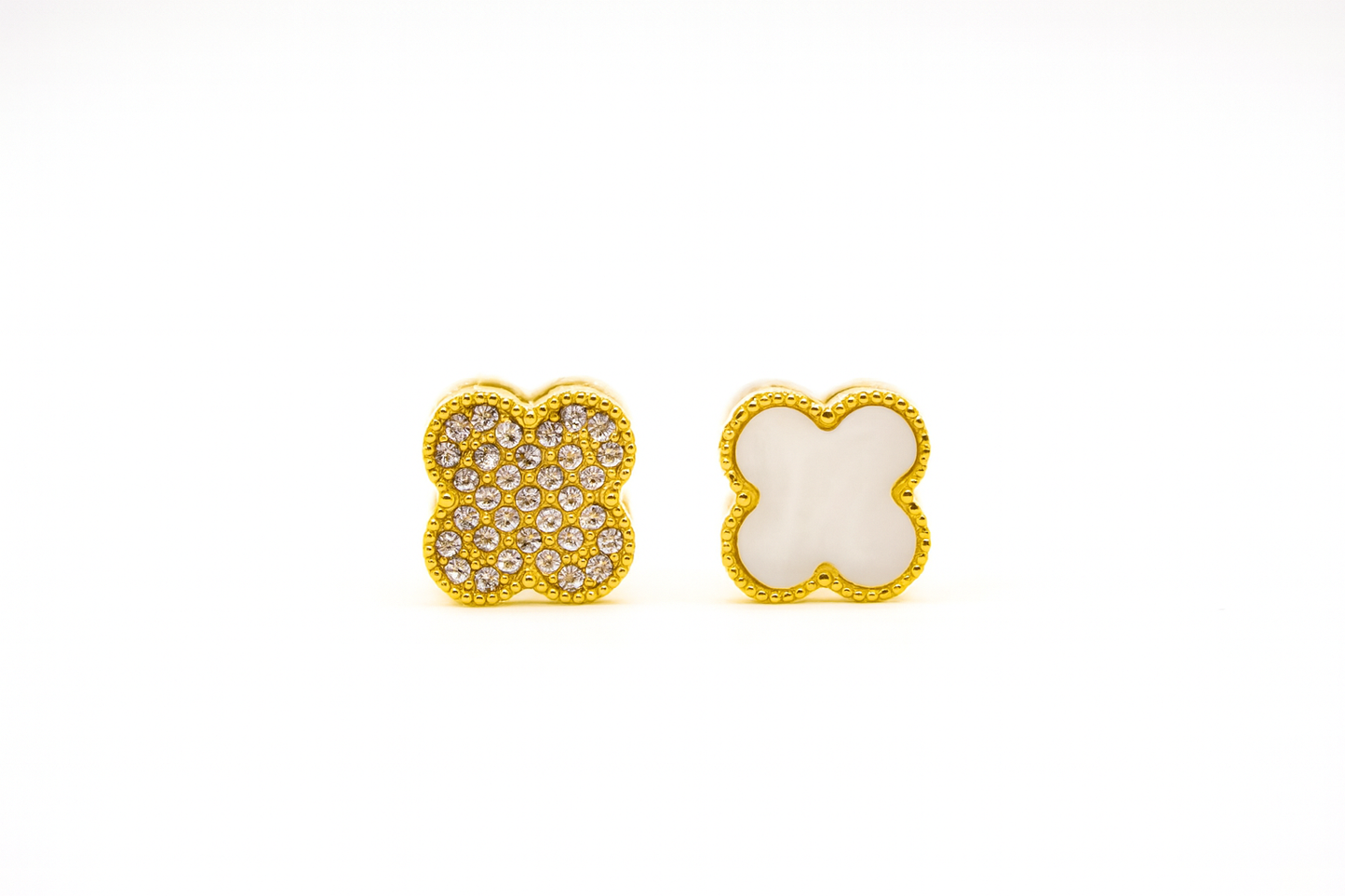 Reversible Clover Stud Earrings