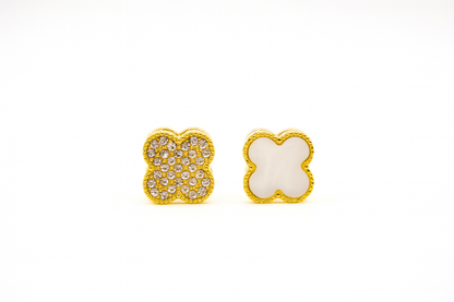 Reversible Clover Stud Earrings